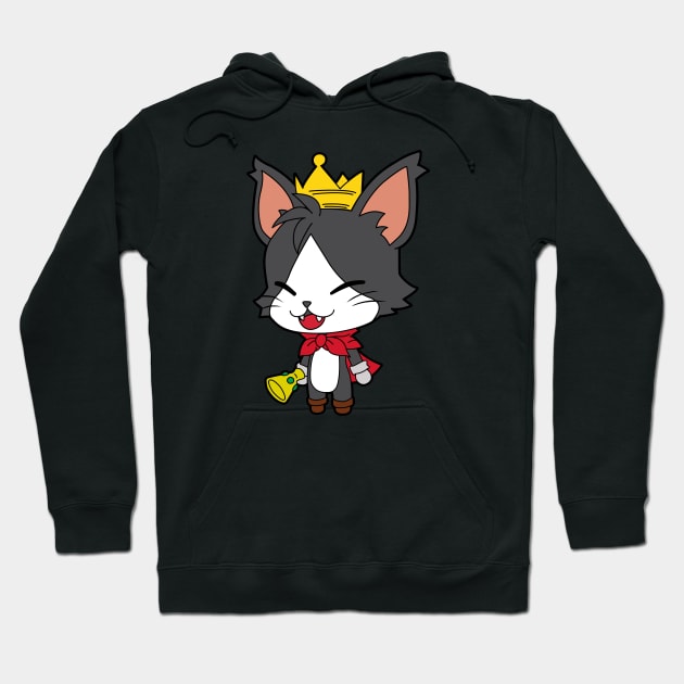 Cute Cait Sith Hoodie by JamesCMarshall